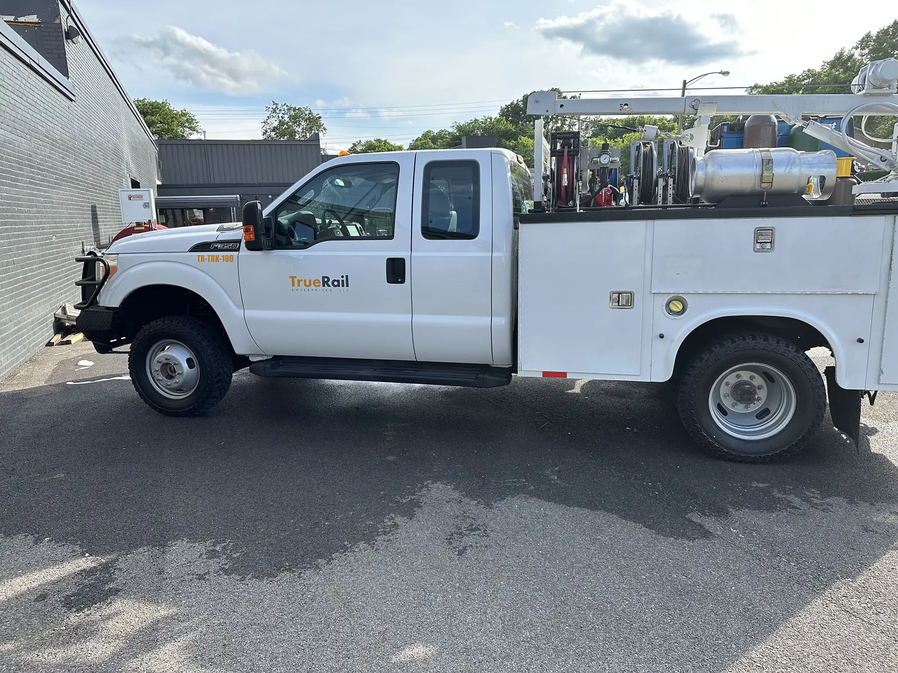 Fully equipped True Rail mobile service trucks